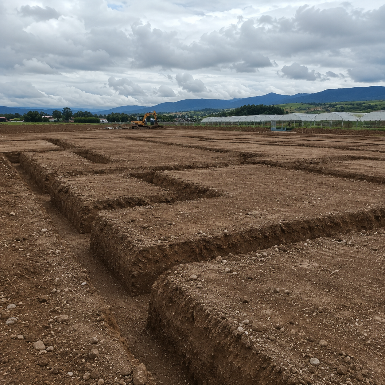 Excavación profunda terminada — después intervención Maquivial